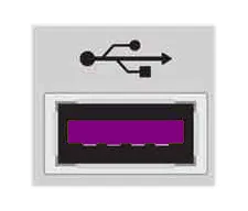 پورت بنفش USB