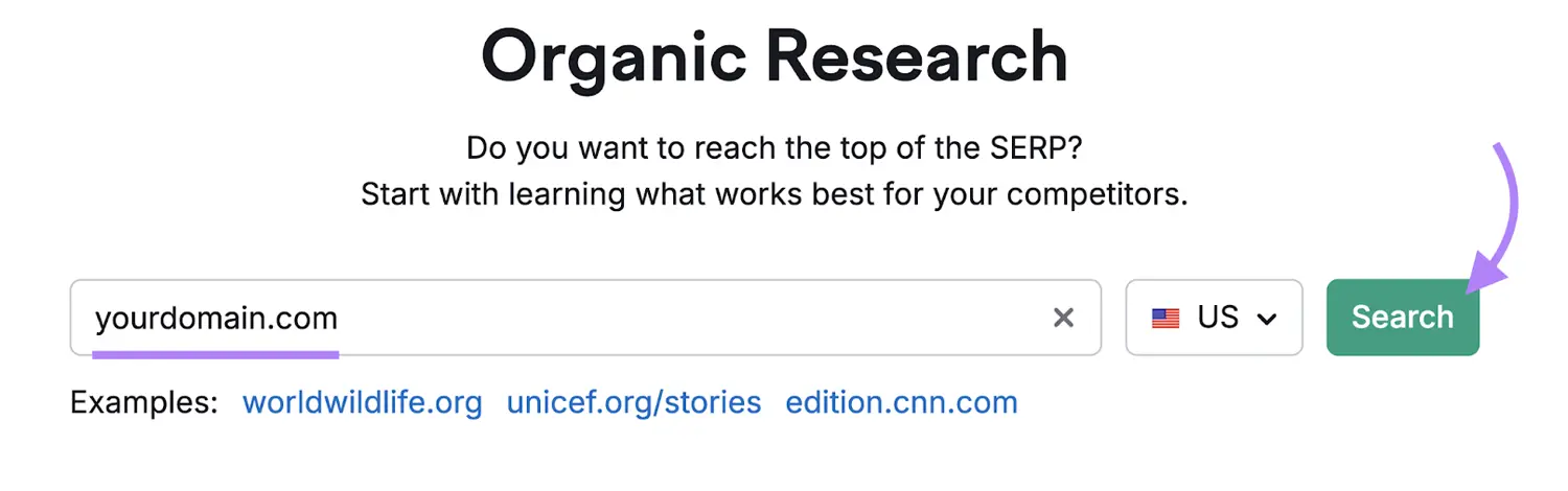 بررسی ترافیک ارگانیک 