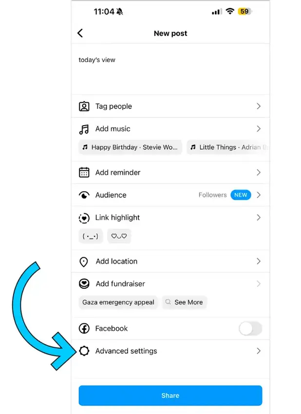 اضافه کردن متن جایگزین (Alt Text) در پست اینستاگرام