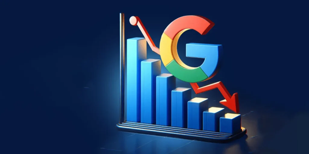 دلایل افت ناگهانی رتبه سایت در گوگل